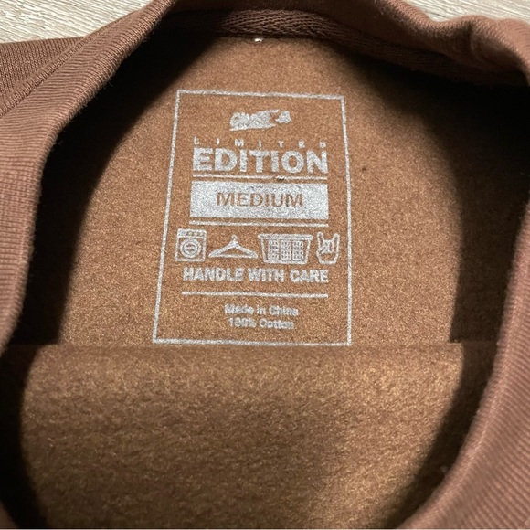 NWT Ghost Winter Crewneck Chestnut Sz M - Picture 3 of 5